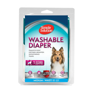 Simple Solution Washable Female Dog Diapers Medium