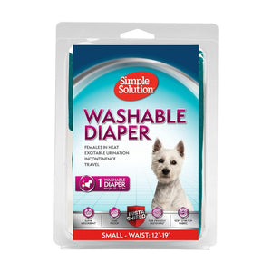 Simple Solution Washable Female Dog Diapers Small