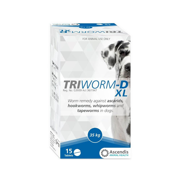 Triworm-D Dewormer X-Large Dog Tub