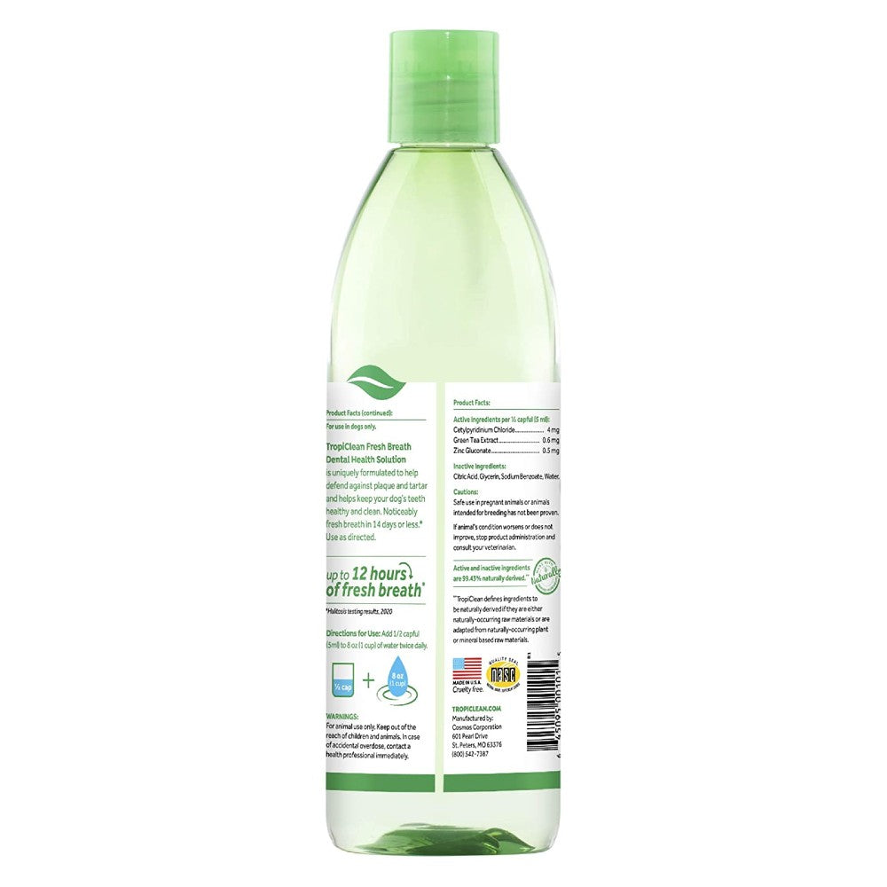 TropiClean Fresh Breath Water Additive 473ml