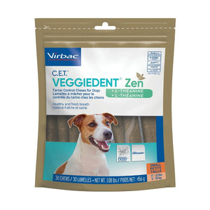 Virbac Veggiedent Zen Dental Chews Small