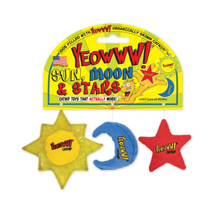 Yeowww! Sun Moon and Stars - Catnip Treats