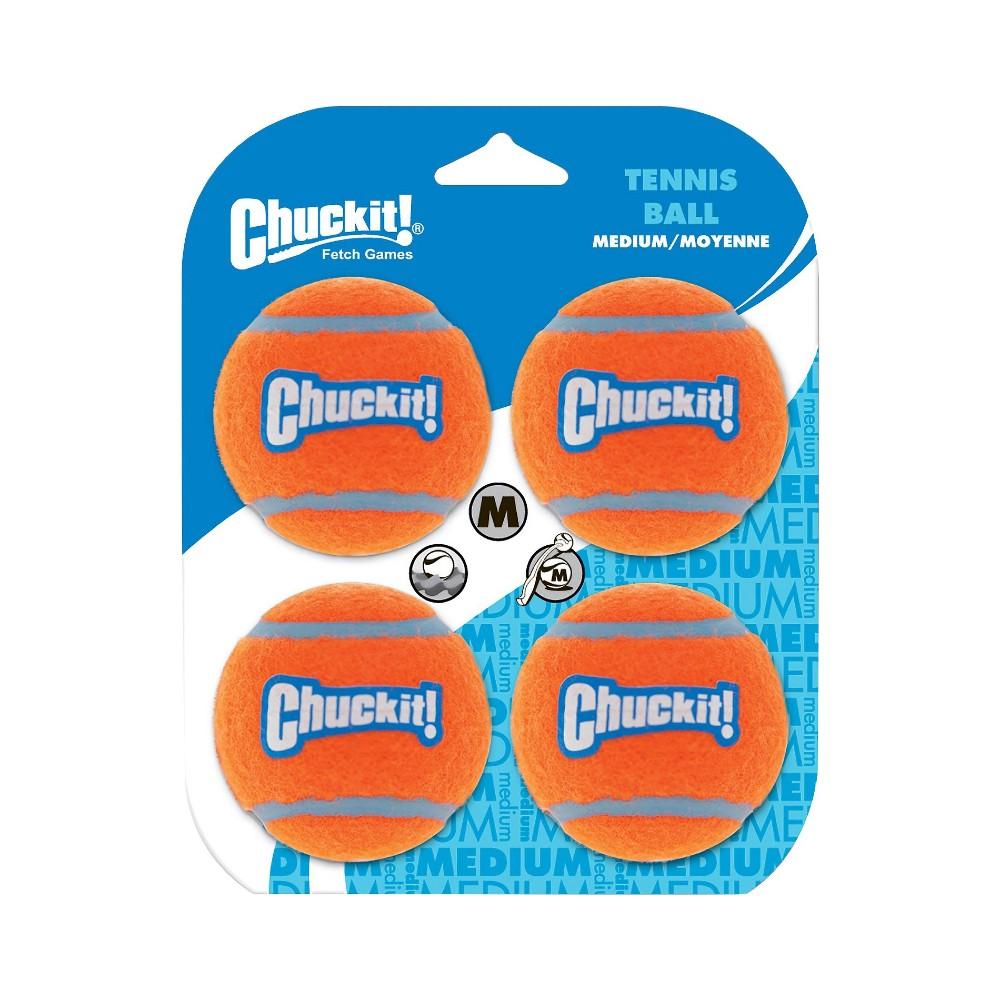 Chuckit! Tennis Ball - Medium 4 Pack