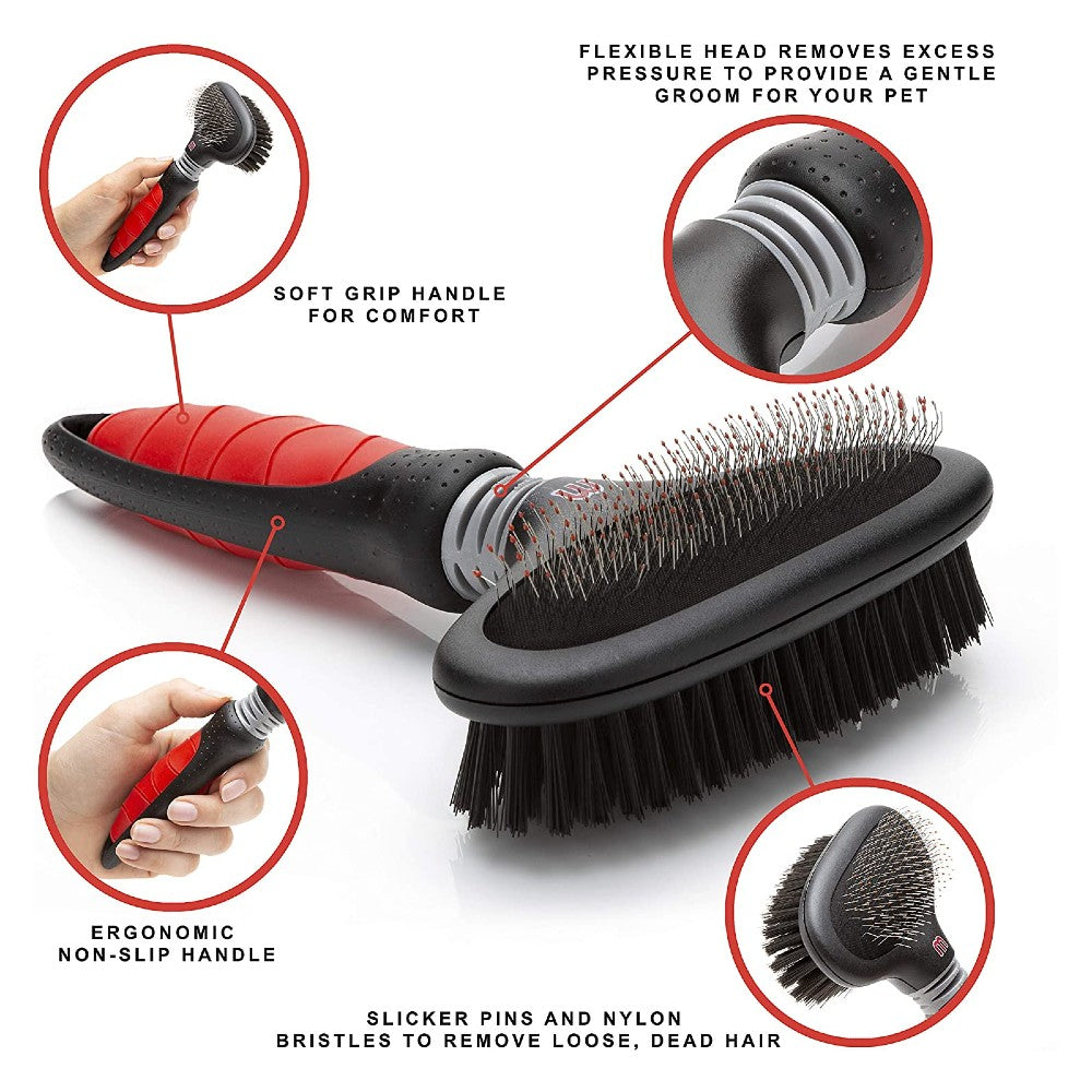 Mikki Dual Slicker Brush For Short / Medium / Double Coats