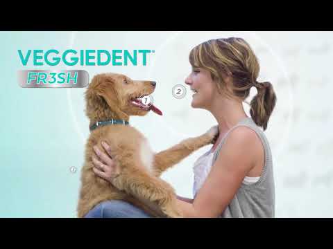 Virbac Veggiedent Fr3sh Dental Chews Video