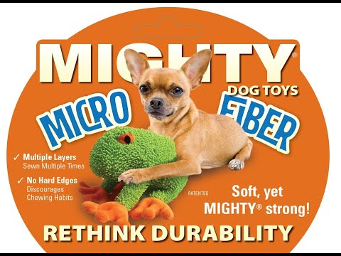 Mighty Microfiber Balls Bull Dog Toy Video