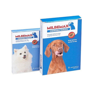 Milbemax Chewable Dewormer - Puppies & Dogs