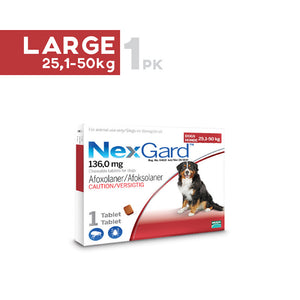 Nexgard Large(25- 50kg)-Red